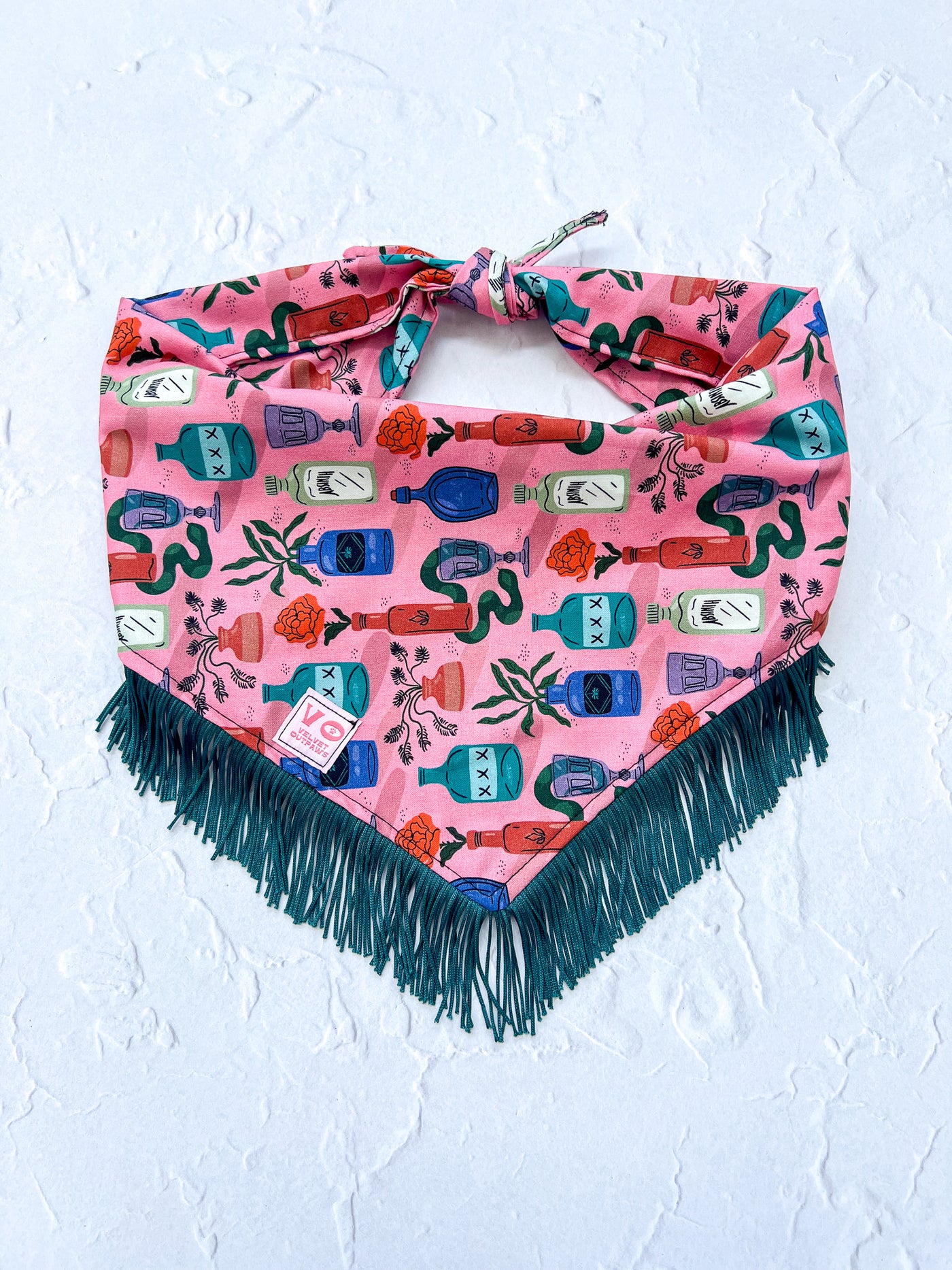 Potion Halloween Fringe Dog Bandana