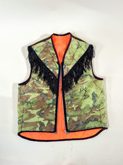 Fringe Camo Vest M