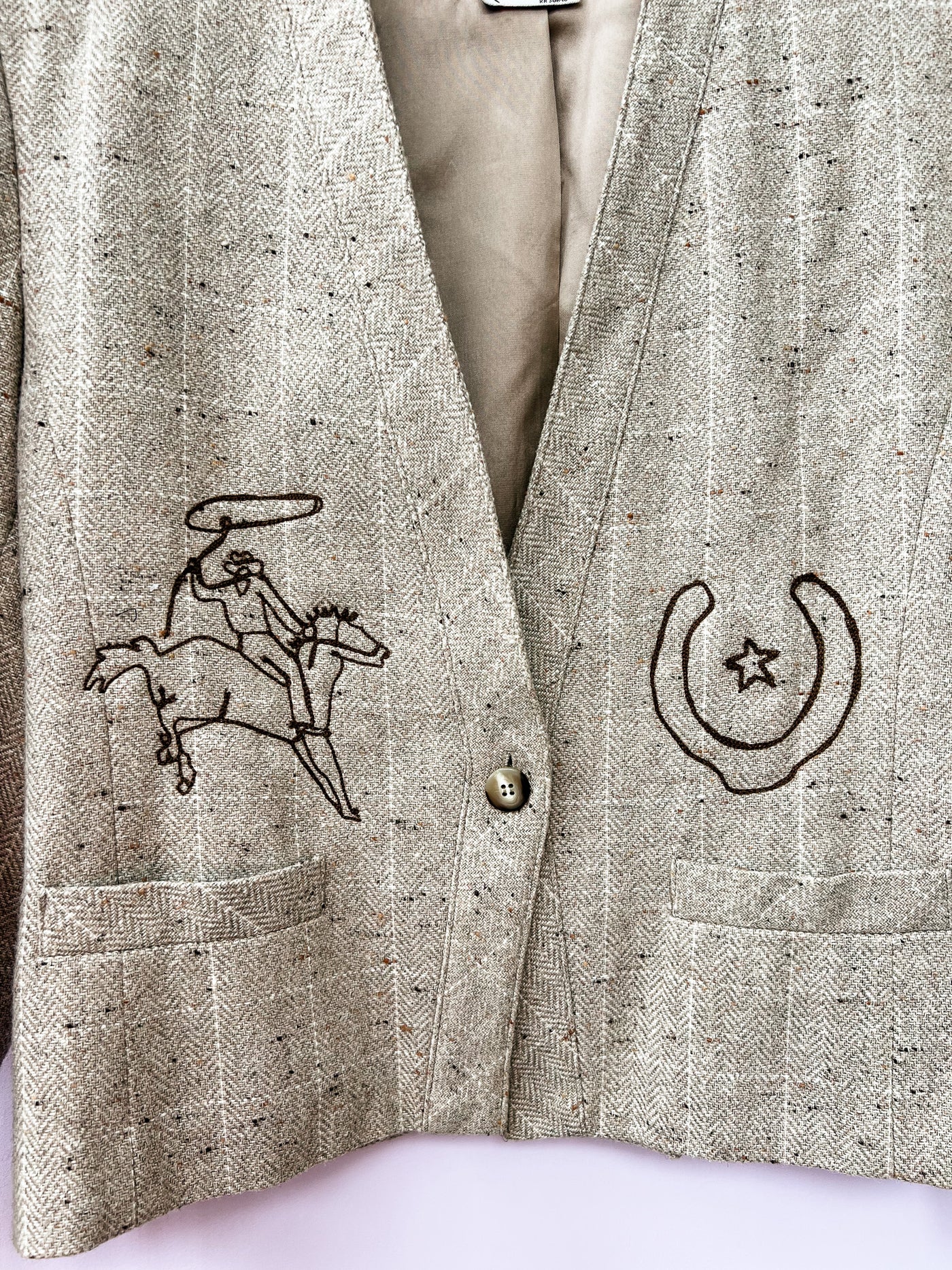 Western Chain Stitch Blazer M