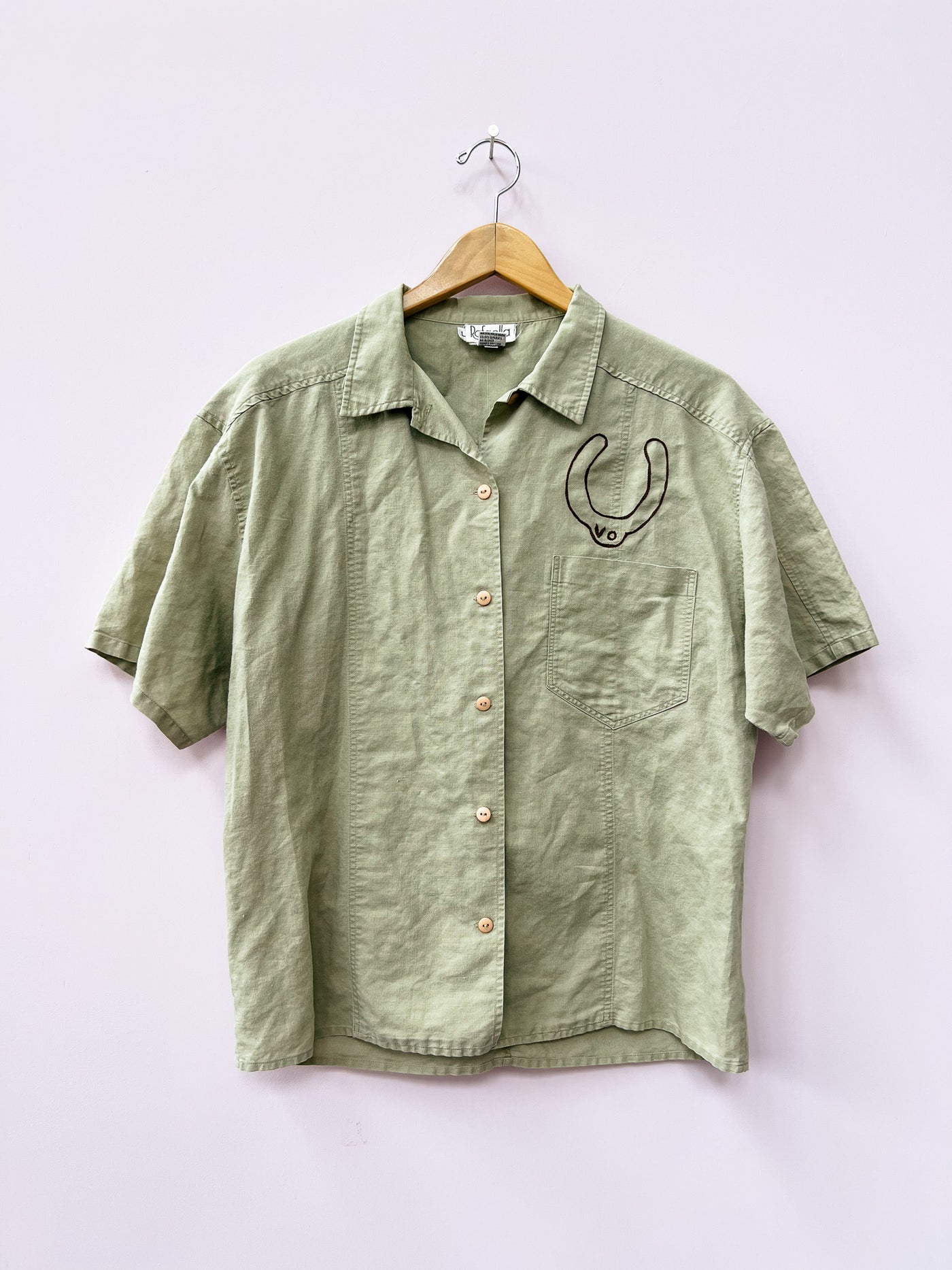 Horseshoe Chain Stitch Shirt L