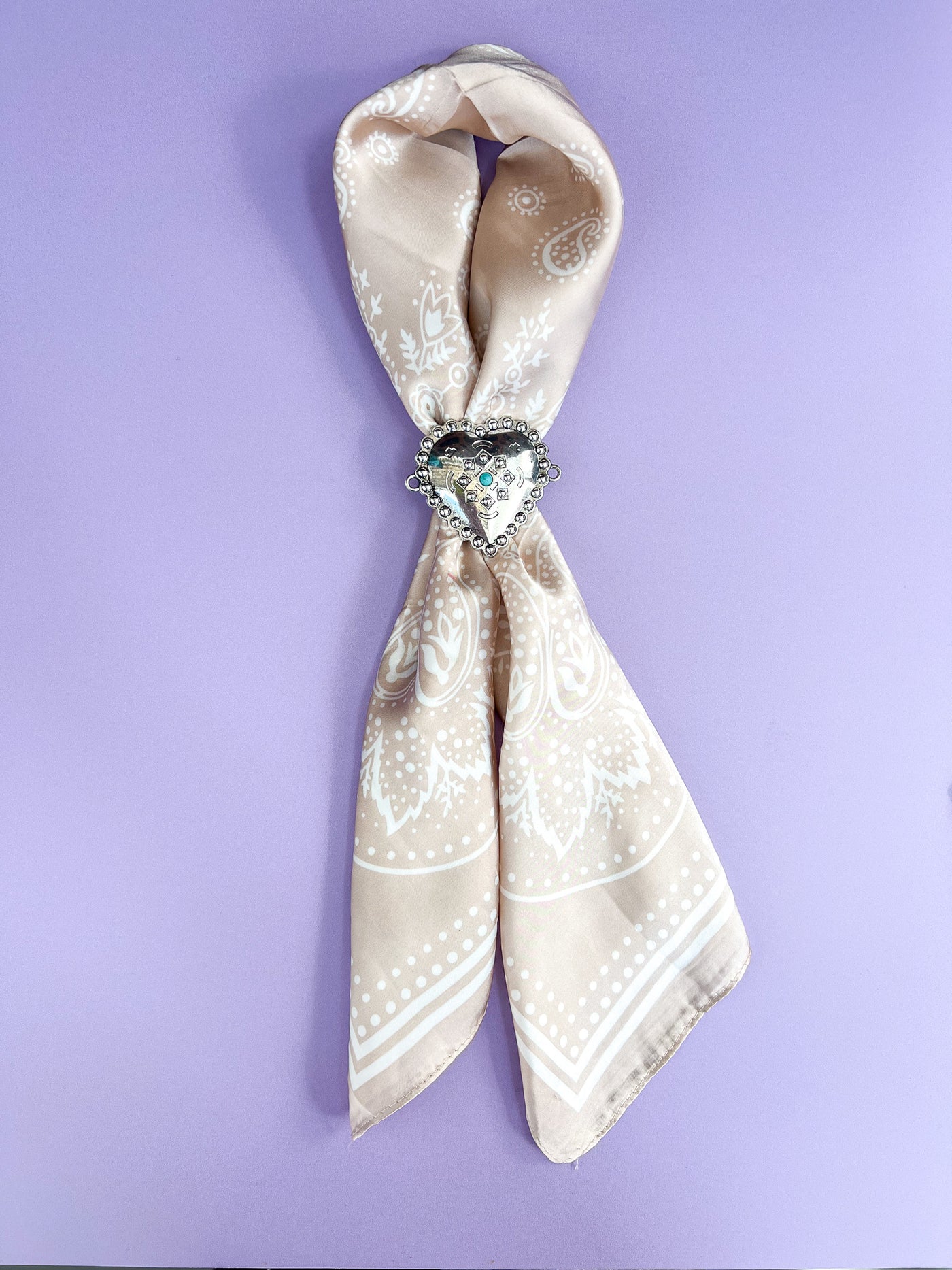 Southwestern Heart Bandana Slide