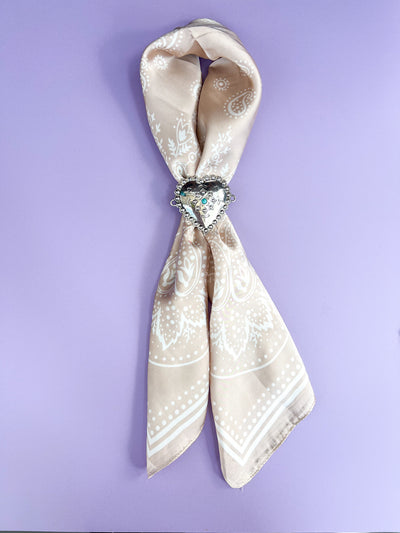 Southwestern Heart Bandana Slide