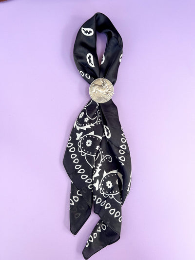 Lucky Rabbit Sliver Bandana Slide