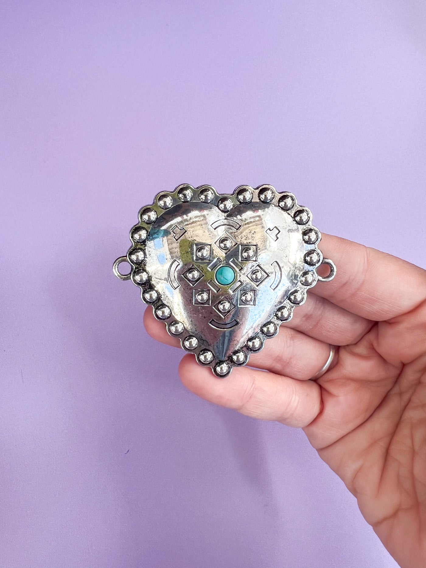 Southwestern Heart Bandana Slide