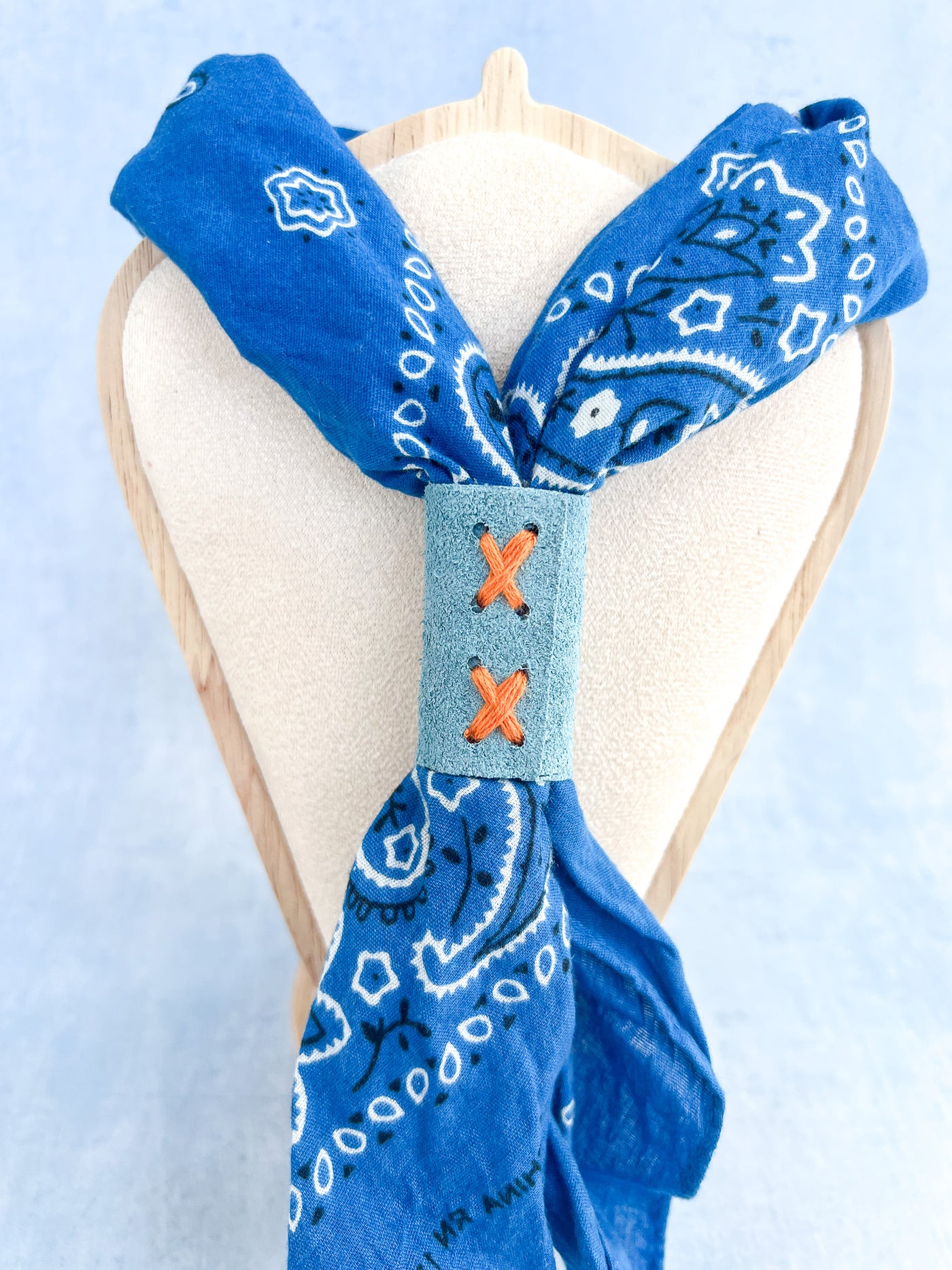 Leather Bandana Slide