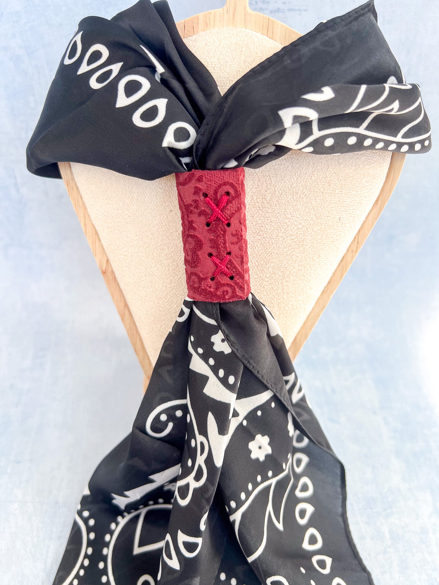 Leather Bandana Slide