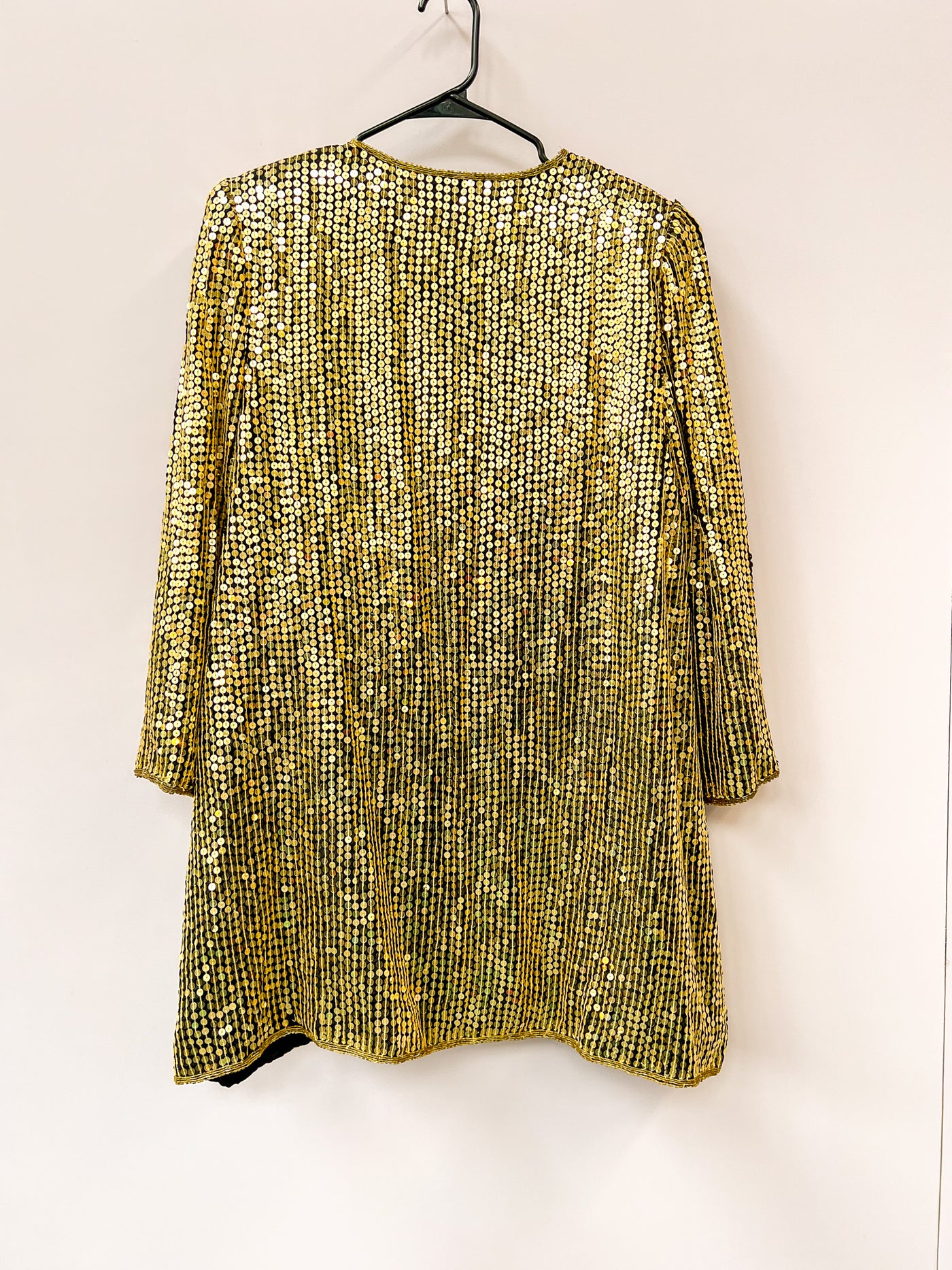 Gold Sequin Duster - Large