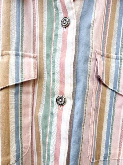 Stripe Button Up Shirt - Medium