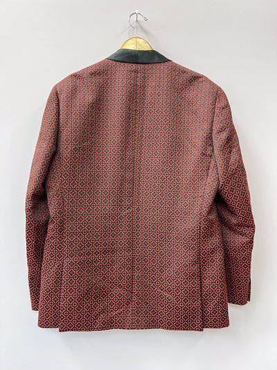 Red and Black Smoking Jacket - 46R/0X