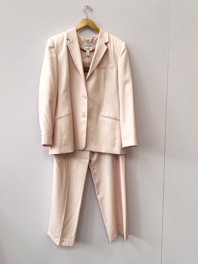 Light Pink Wool Suit - 18/XL