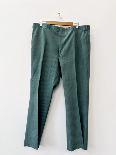 Grey/Blue Pinstripe Suit 46R/40