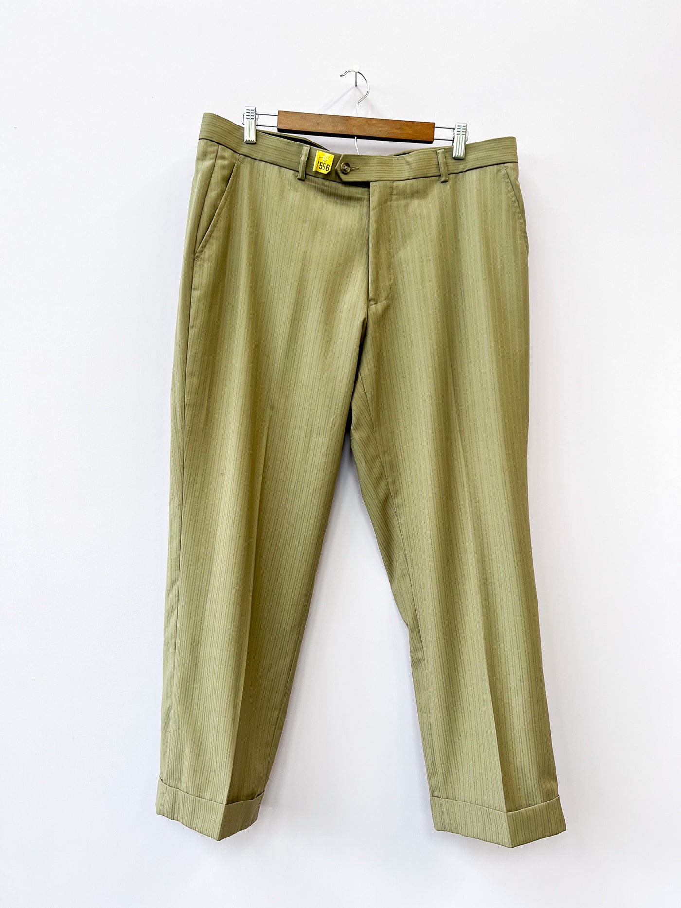 Khaki Vintage Stripe Suit 44R/38