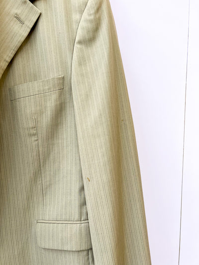 Khaki Vintage Stripe Suit 44R/38
