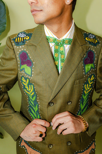 Kentucky Themed Chain Stitch Full Suit