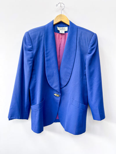 Blue Vintage Blazer - Medium
