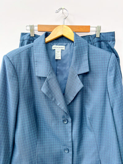 Blue Window Payne Checker Suit - 20W