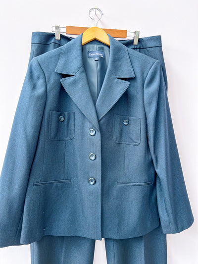 Blue Metallic Retro Suit 18/XL