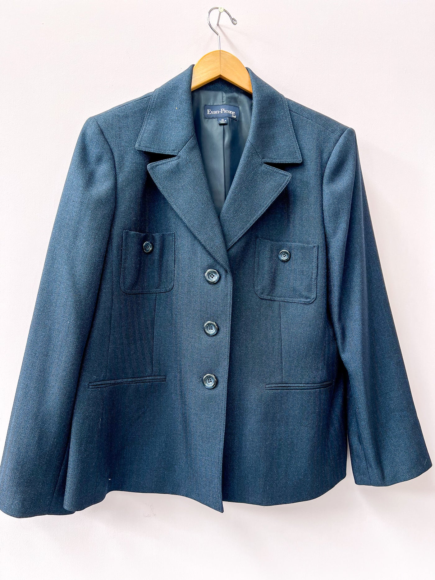 Blue Metallic Retro Suit 18/XL