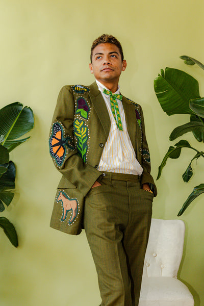 Kentucky Themed Chain Stitch Full Suit