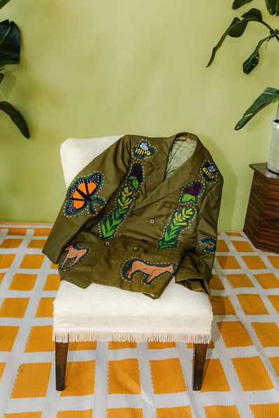 Kentucky Themed Chain Stitch Full Suit