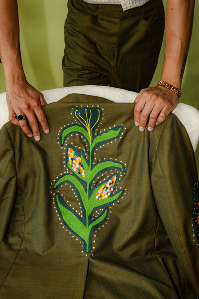 Kentucky Themed Chain Stitch Full Suit