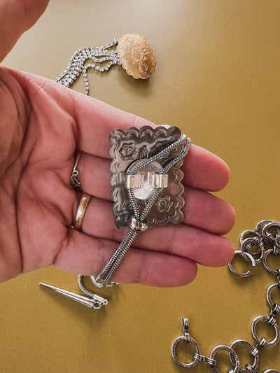 Cornflower Opal Bolo Tie