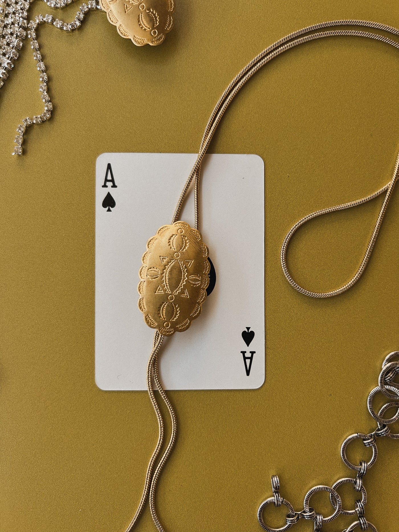 Concho Western Bolo Tie